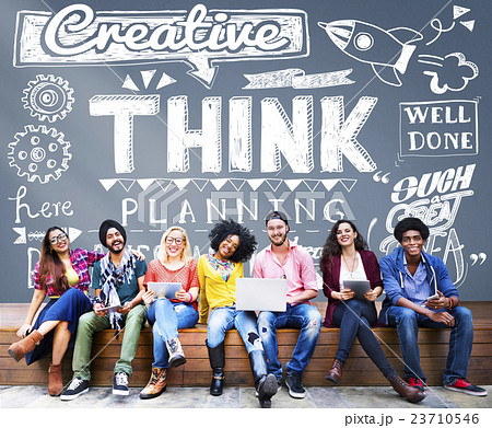 Think Thinking Planning Strategy Creative Concept 23710546