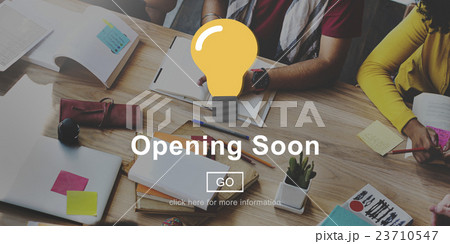 Opening Soon Advertising Notice Information Concept Opening Soon Advertising Notice Information Concept 23710547