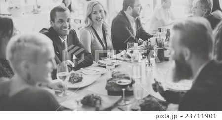 Meal Cafe Eating Collaboration Business Food Conceptf 23711901