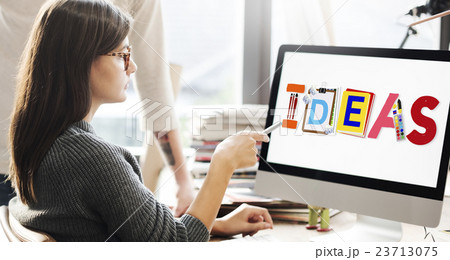 Ideas Creative Art Design Word Concept 23713075