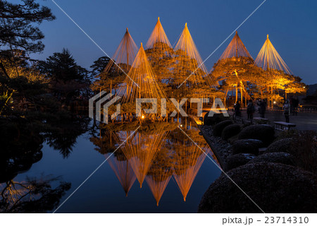 冬の兼六園ライトアップ 23714310
