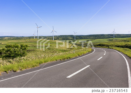 宗谷丘陵の風力発電 23716543