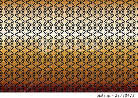 背景素材壁紙 和風 柄 伝統模様 紋様 文様 麻の葉 和紙 東洋文化 オリエンタル 新年 年賀状素材のイラスト素材