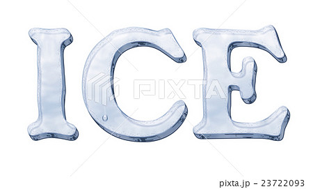 氷文字 Iceのイラスト素材