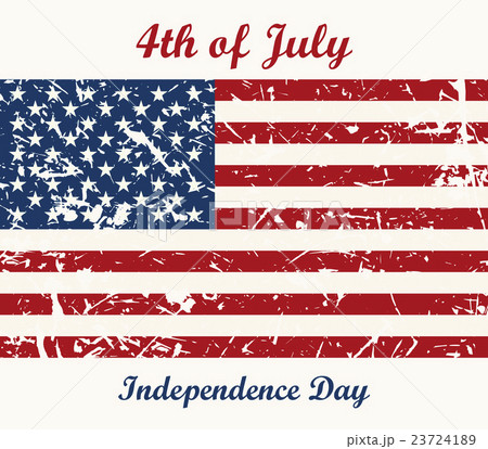 Flag USA. 4th of July. Independence Day Vector 23724189