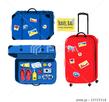 Set of travel bag and suitcases Set of travel bag and suitcases 23725518