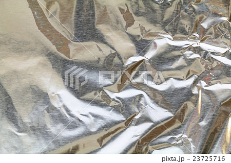 アルミホイル テクスチャの写真素材