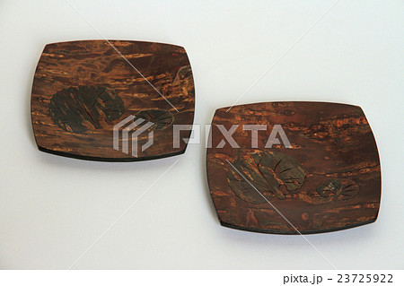 樺細工の角茶托 樺細工の角茶托 23725922