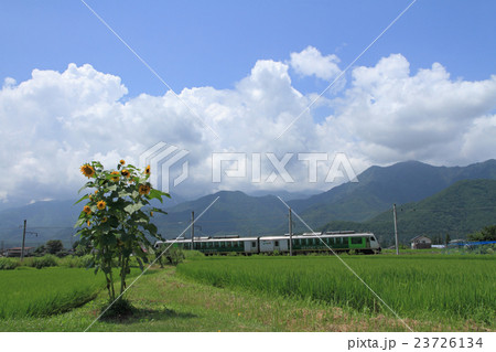 大糸線の夏 23726134