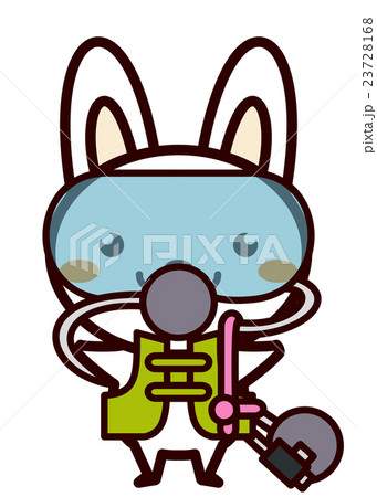 スキューバダイビングをする動物シリーズ 23728168