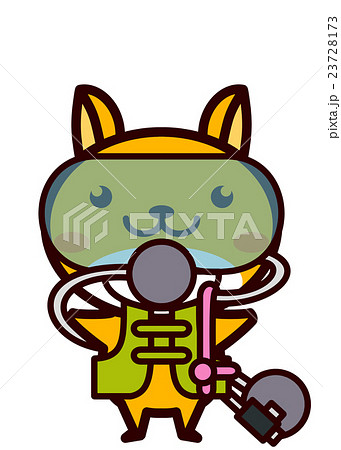 スキューバダイビングをする動物シリーズ 23728173