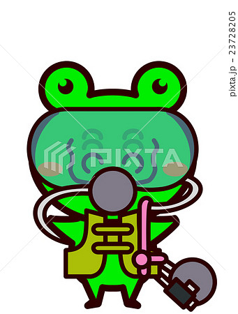 スキューバダイビングをする動物シリーズ スキューバダイビングをする動物シリーズ 23728205