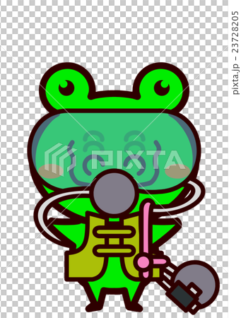 スキューバダイビングをする動物シリーズ スキューバダイビングをする動物シリーズ 23728205