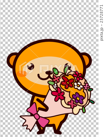 花束と動物シリーズ 23728771