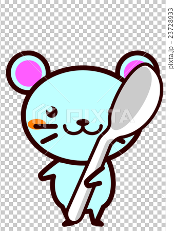 スプーンを持った動物シリーズ 23728933