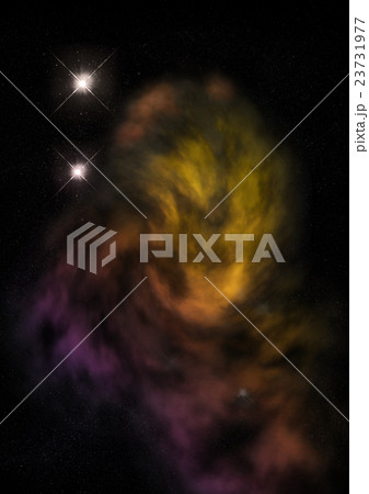 Star field in space and a nebulae Star field in space and a nebulae 23731977