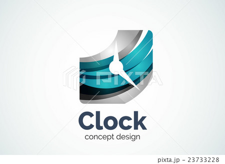 Clock logo template, time management business Clock logo template, time management business 23733228