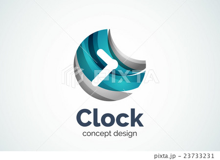 Clock logo template, time management business Clock logo template, time management business 23733231