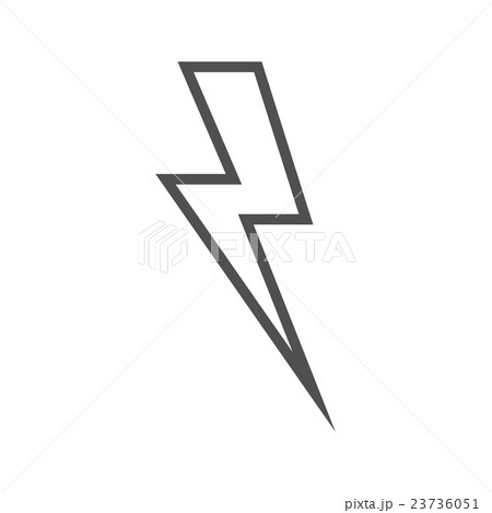 Lightning flat icon 23736051