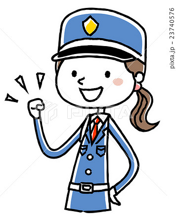 女性警備員:やる気 女性警備員:やる気 23740576