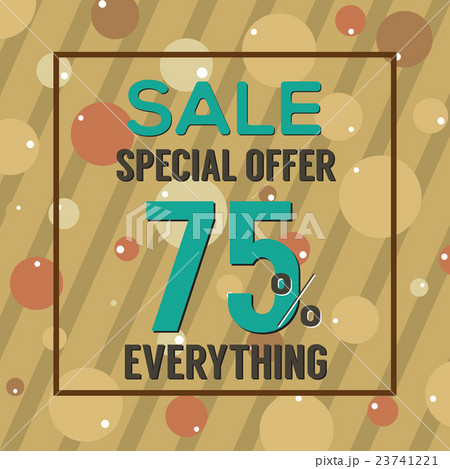 Special Offer 75 Percent On Brown Bubbles. Special Offer 75 Percent On Brown Bubbles. 23741221