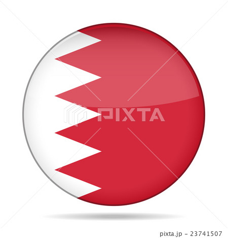 button with flag of Bahrain