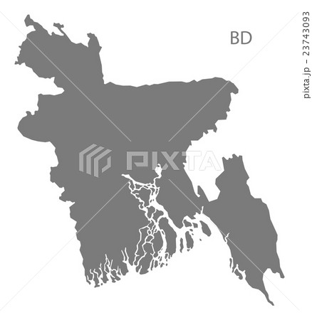 Bangladesh Map grey 23743093