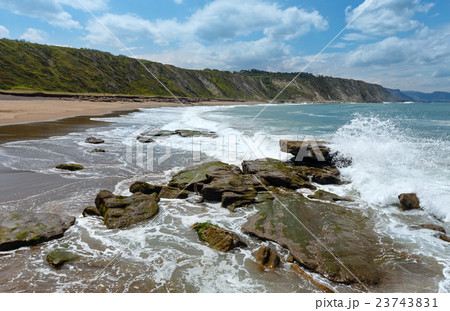 Beach Azkorri or Gorrondatxe view. 23743831