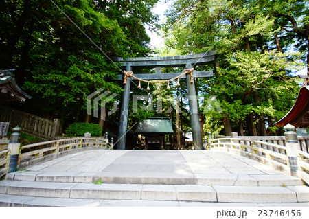 諏訪大社 ( 上社 ・ 本宮 ) 鳥居・東参道 信濃國一之宮 (2015年8月) 長野県 諏訪大社 ( 上社 ・ 本宮 ) 鳥居・東参道 信濃國一之宮 (2015年8月) 長野県 23746456