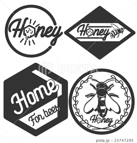 Vintage honey emblems 23747295
