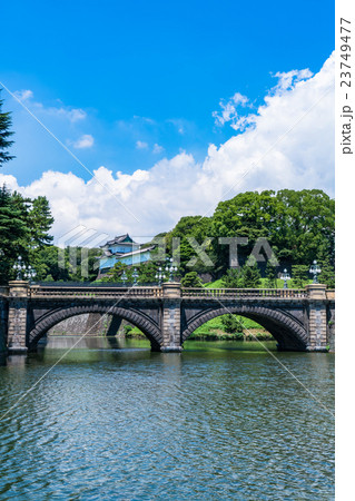 【東京】皇居外苑・二重橋 【東京】皇居外苑・二重橋 23749477