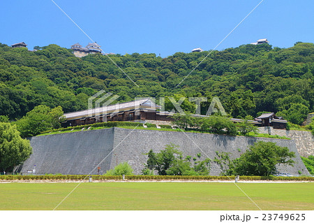 城山公園から見た松山城 城山公園から見た松山城 23749625