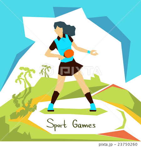 Table Tennis Woman Athlete Sport Competition Table Tennis Woman Athlete Sport Competition 23750260