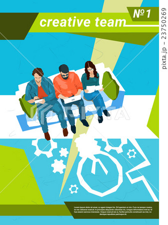 Creative Team Workplace Business Coworking Center 23750269