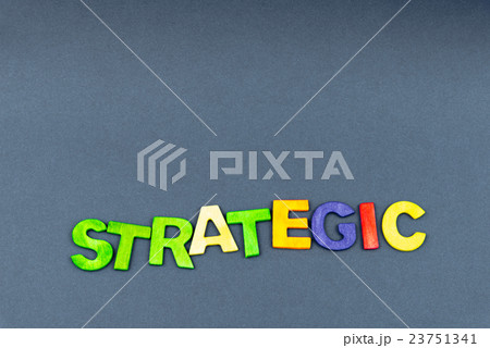 Word STRATEGIC created of wood letters Word STRATEGIC created of wood letters 23751341