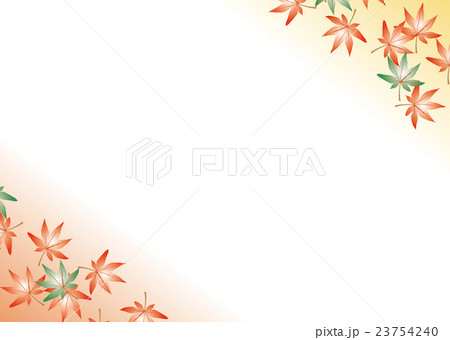もみじ　紅葉　テンプレート 23754240