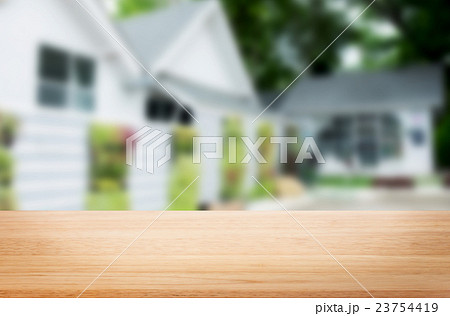 Perspective wood with blurred in park background Perspective wood with blurred in park background 23754419