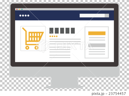 插圖素材小工具在線商店PC平板電腦Sumaho網站 插圖素材小工具在線商店PC平板電腦Sumaho網站 23754457