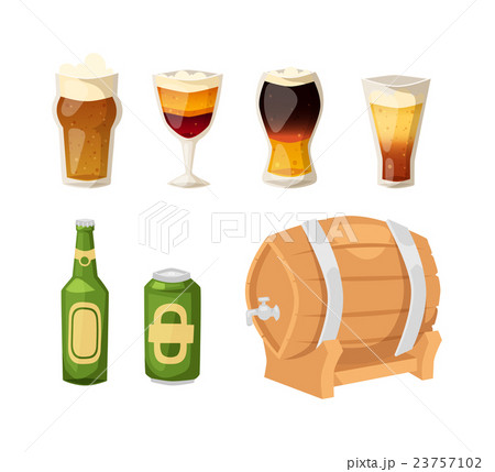Beer vector icons set. 23757102