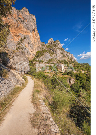 Village with rocks in Provence, France 23757846