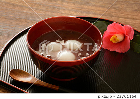 白玉ぜんざい&椿の花 白玉ぜんざい&椿の花 23761164