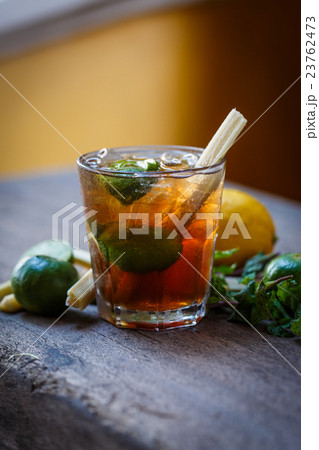 Cocktail glass on the table 23762473