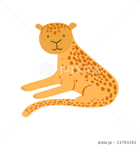 Jaguar Stylized Childish Drawing 23763262