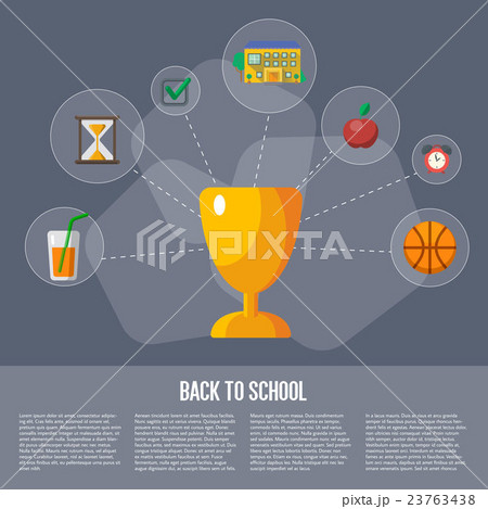 Back to school infographics concept 23763438