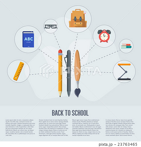 Back to school infographics concept 23763465