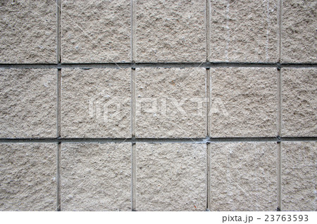 テクスチャー　ブロック　外壁　素材 23763593