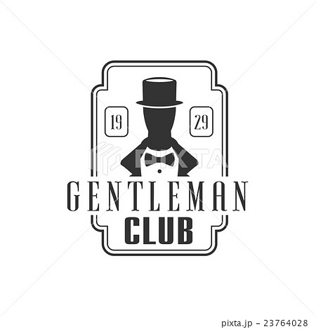 Gentleman Club Label Design 23764028