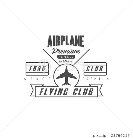 Airplane Premium Club Emblem Design 23764217