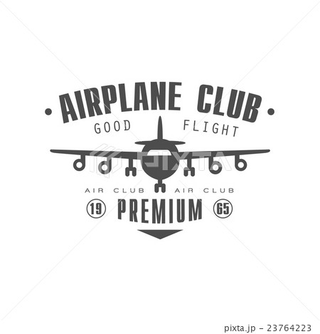 Airplane Club Premium Emblem Design Airplane Club Premium Emblem Design 23764223