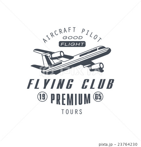 Premium Fluying Club Emblem Design 23764230